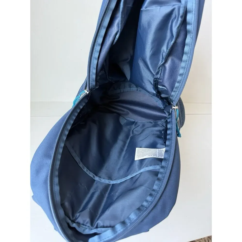 The North Face Jester Backpack Laptop Bag Blue Unisex Hiking Camp Outdoors